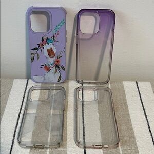 Casetify Boho Duck and Speck iPhone 14 Pro cases